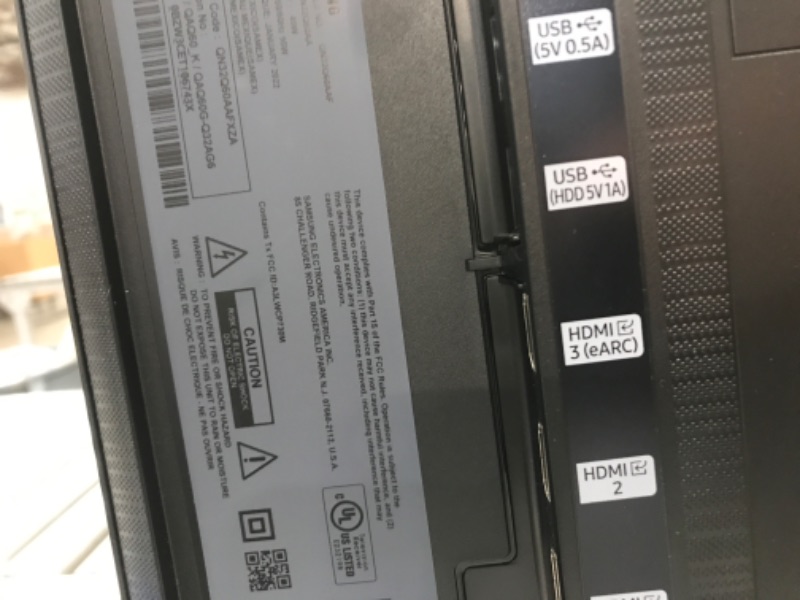 Photo 4 of **MISSING PARTS** SAMSUNG 32-Inch Class QLED Q60A Series - 4K UHD Dual LED Quantum HDR Smart TV with Alexa Built-in (QN32Q60AAFXZA, 2021 Model) 32 in TV Only