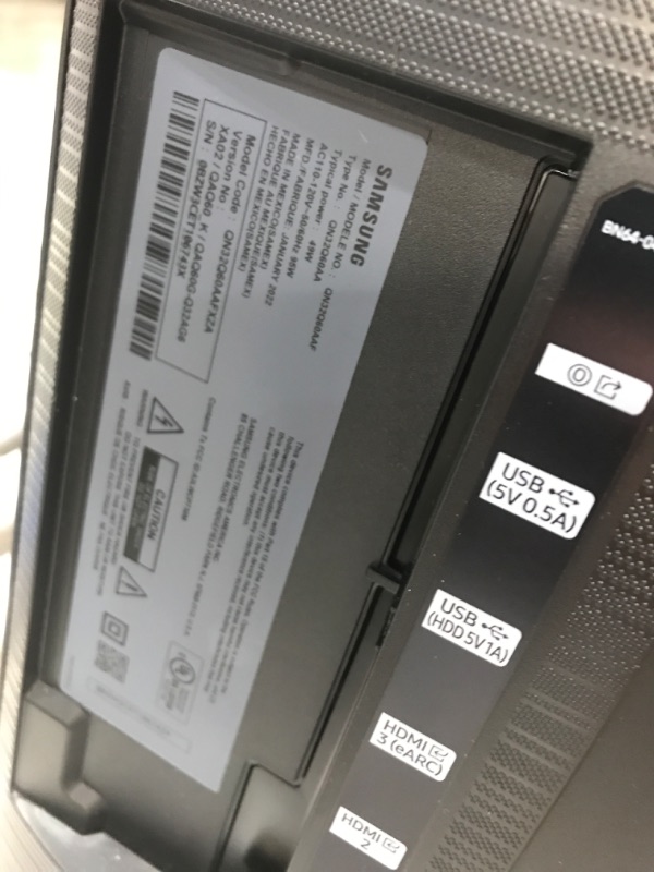 Photo 3 of **MISSING PARTS** SAMSUNG 32-Inch Class QLED Q60A Series - 4K UHD Dual LED Quantum HDR Smart TV with Alexa Built-in (QN32Q60AAFXZA, 2021 Model) 32 in TV Only