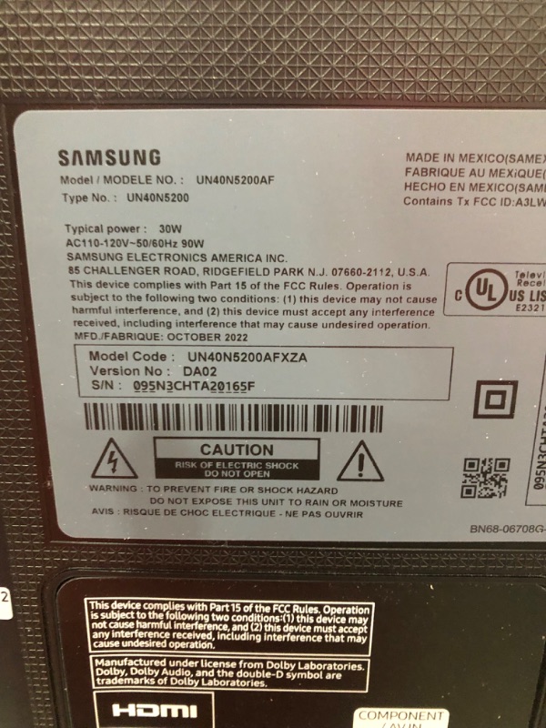 Photo 4 of SAMSUNG 40-inch Class LED Smart FHD TV 1080P (UN40N5200AFXZA, 2019 Model)
