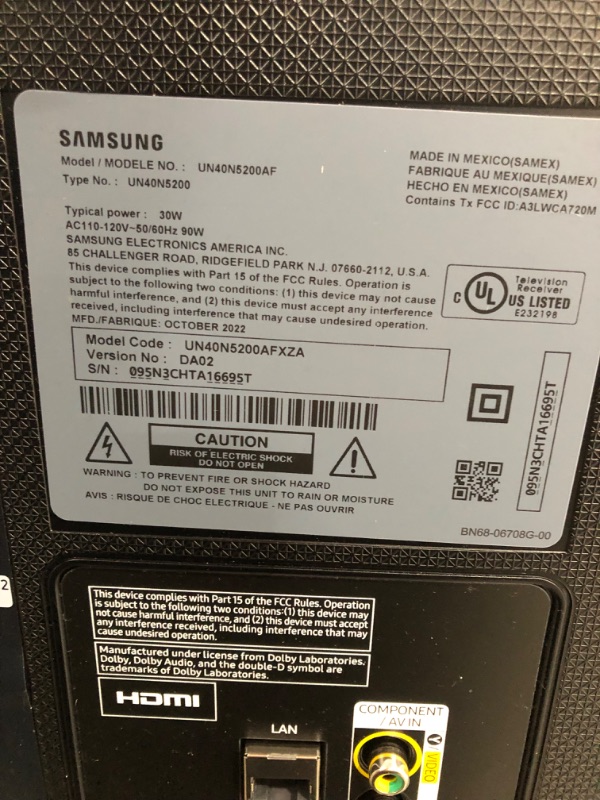 Photo 4 of SAMSUNG 40-inch Class LED Smart FHD TV 1080P (UN40N5200AFXZA, 2019 Model)
