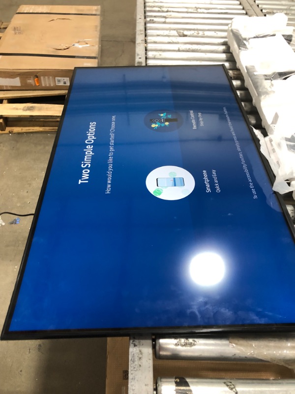 Photo 1 of SAMSUNG 43-Inch Class Crystal 4K UHD AU8000 Series HDR, 3 HDMI Ports, Motion Xcelerator, Tap View, PC on TV, Q Symphony, Smart TV with Alexa Built-In (UN43AU8000FXZA, 2021 Model)
