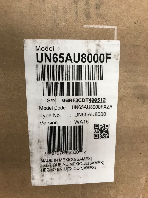 Photo 4 of SAMSUNG 65-Inch Class Crystal 4K UHD AU8000 Series HDR, 3 HDMI Ports, Motion Xcelerator, Tap View, PC on TV, Q Symphony, Smart TV with Alexa Built-In (UN65AU8000FXZA, 2021 Model) 65-Inch TV Only