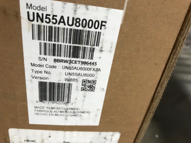 Photo 5 of SAMSUNG 55-Inch Class Crystal 4K UHD AU8000 Series HDR, 3 HDMI Ports, Motion Xcelerator, Tap View, PC on TV, Q Symphony, Smart TV with Alexa Built-In (UN55AU8000FXZA, 2021 Model) 55-Inch TV Only