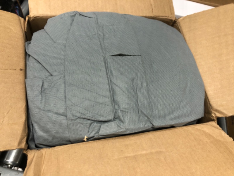 Photo 2 of Budge Lite Car Cover Dirtproof, Scratch Resistant, Breathable, Dustproof, Car Cover Fits Sedans up to 264", Gray Size 5: Fits Sedans up to 22'