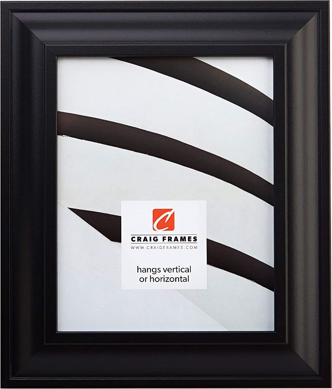 Photo 1 of Craig Frames 21834700BK 20 by 24-Inch Picture Frame, Smooth Wrap Finish, 2-Inch Wide, Black
