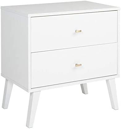 Photo 1 of Prepac Milo 2-drawer Nightstand, White