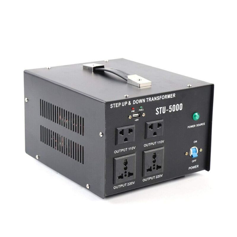 Photo 1 of 5000W Voltage Converter Transformer Step Up/Down 110V/220V AC Heavy Duty Voltage Converter USB Transformer Power Converter with DC 5V USB Port