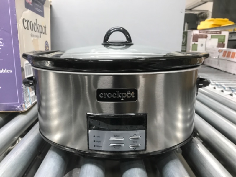 Photo 2 of Crock-Pot Digital Slow Cooker - 8 qt - Black Stainless