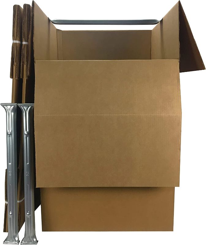 Photo 1 of uBoxes Space Savers Wardrobe Moving Boxes With Hanger 20" x 20" x 34" (3 Pack)
