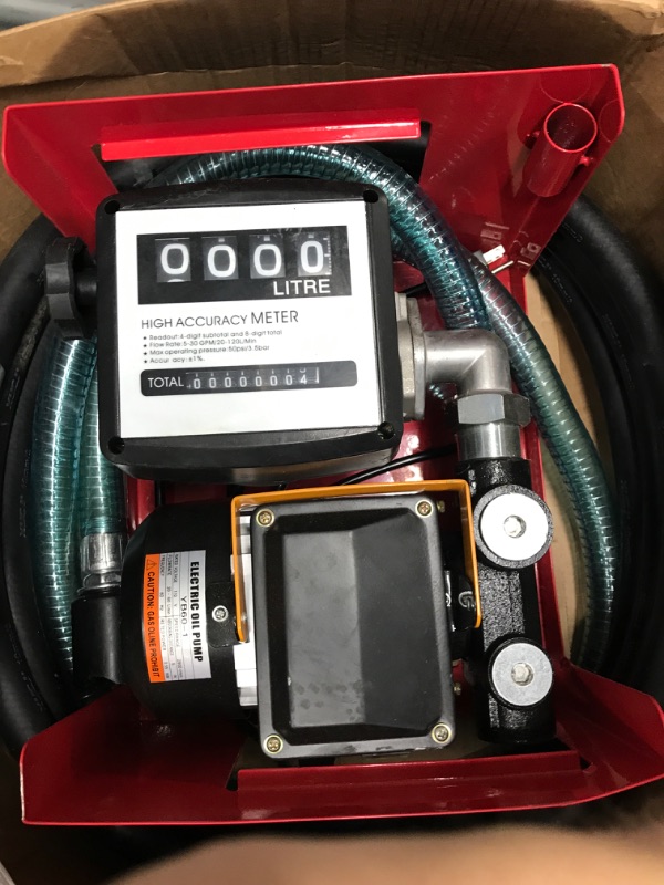 Photo 1 of  ZYB-70 550W Transport Vehicle Refueling Oil Pump Unit 60/min Electronic Measurement Electric Diesel Oil Pump
