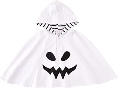 Photo 1 of Halloweens Baby Boys Girls Suit Ghost Robe Fancy Party Costume Toddler Clothes Baby Hats 2PCS Outfits Set
