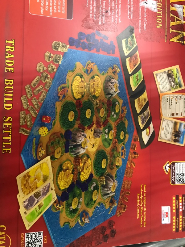 Photo 3 of CATAN 3D Edition Board Game | Strategy Game with Immersive 3D Tiles | Adventure Game | Family Game for Adults and Kids | Ages 12+ | 3-4 Players | Average Playtime 60-90 Minutes | Made by CATAN Studio 1. Standalone Catan: 3D Edition