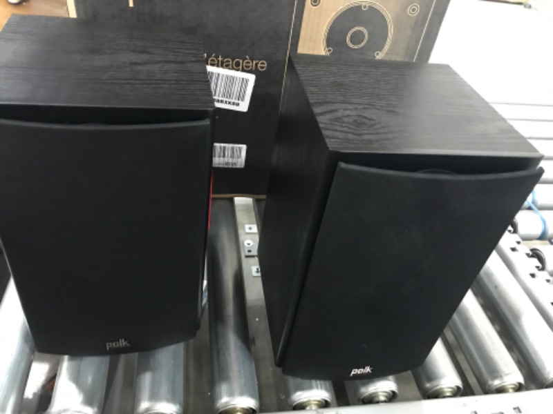 Photo 2 of Polk Audio T15 Bookshelf Speakers Pair Black