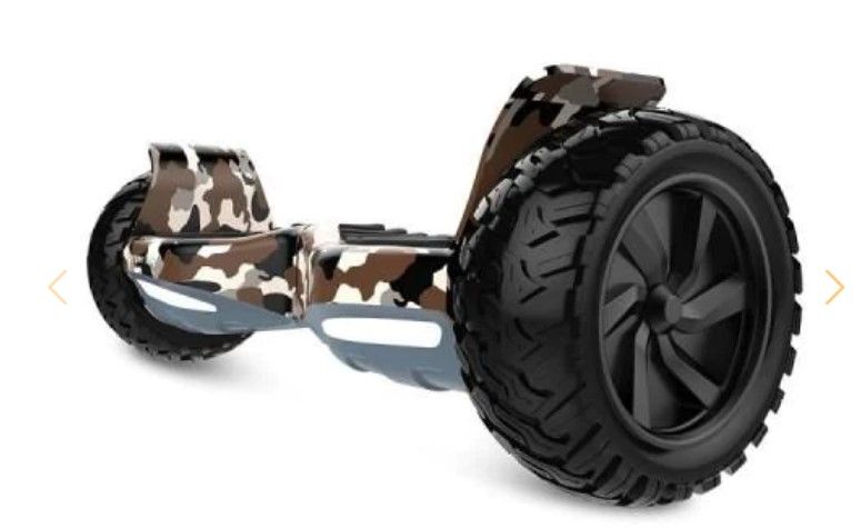 Photo 1 of 8.5" Offroad Hummer Hoverboard With Bluetooth brown camouflage
