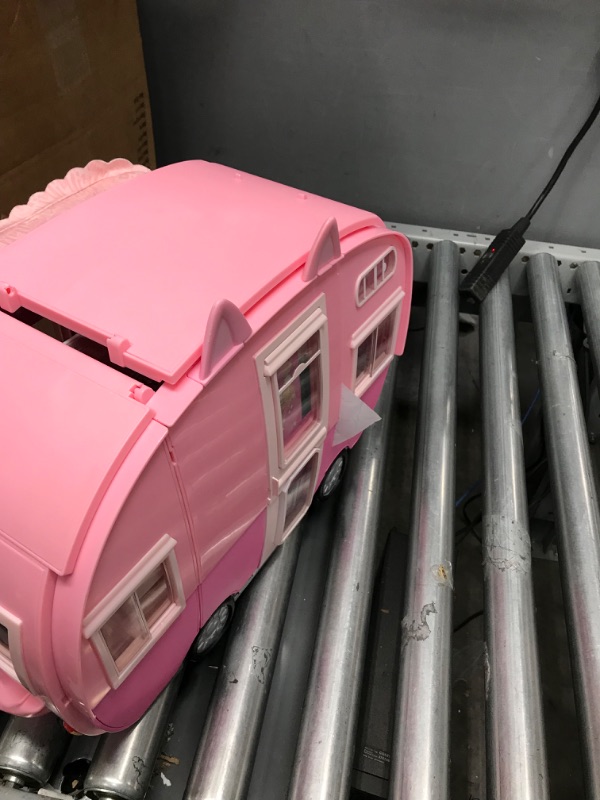 Photo 3 of DAMAGED ITEM
Na Na Na Surprise Kitty-Cat Camper Playset, Pink Toy Car Vehicle for Fashion Dolls with Cat Ears & Tail, Opens to 3 Feet Wide for 360 Play, 7 Play Areas, Accessories, Gift for Kids Ages 5 6 7 8+ Years
