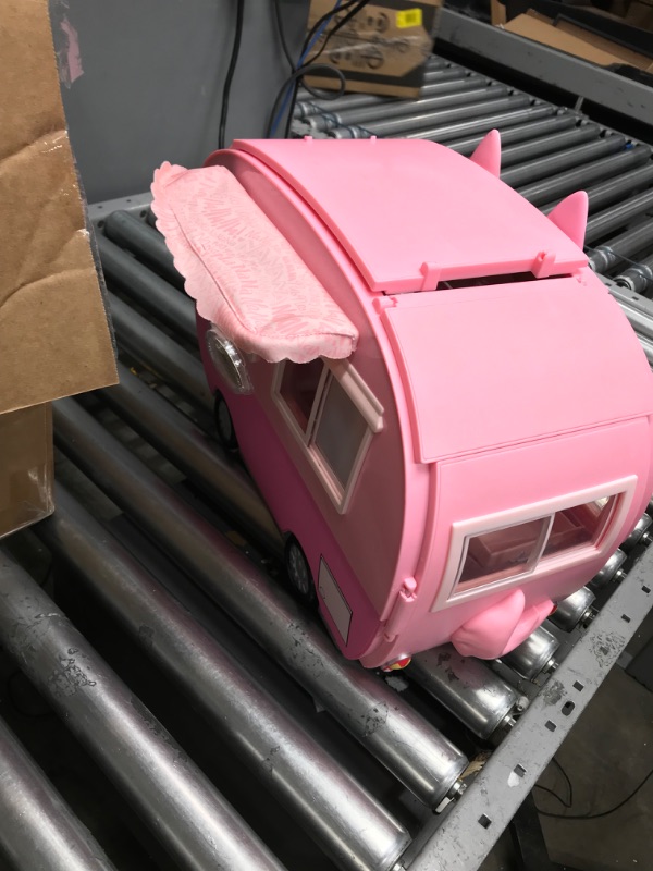 Photo 2 of DAMAGED ITEM
Na Na Na Surprise Kitty-Cat Camper Playset, Pink Toy Car Vehicle for Fashion Dolls with Cat Ears & Tail, Opens to 3 Feet Wide for 360 Play, 7 Play Areas, Accessories, Gift for Kids Ages 5 6 7 8+ Years
