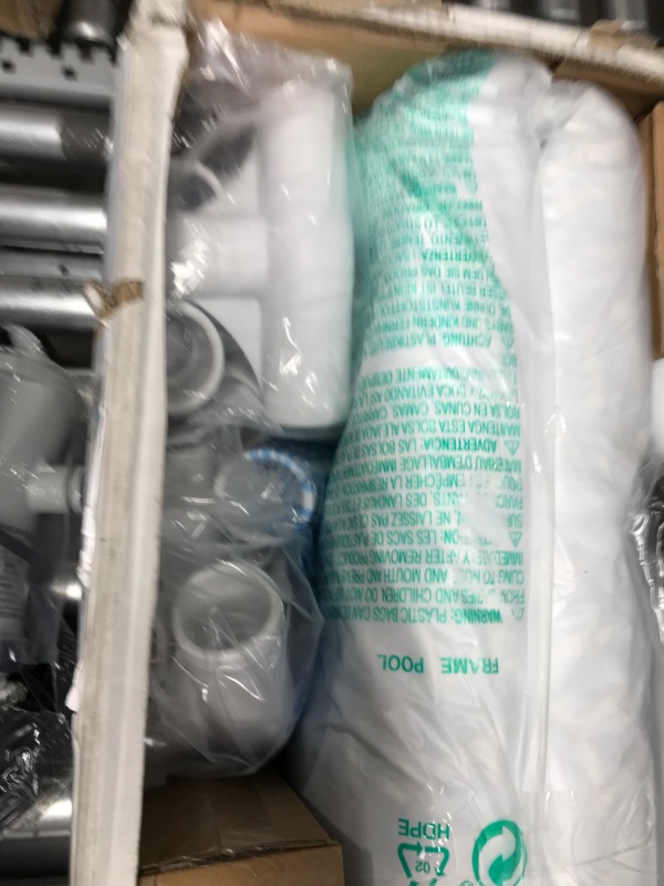 Photo 1 of NON FUNTIONAL / PARETS
INTEX 26723EH 15ft x 42in Prism Frame Pool with Cartridge Filter Pump 15ft x 42in / Round with Cartridge Filter Pump Frame Pool