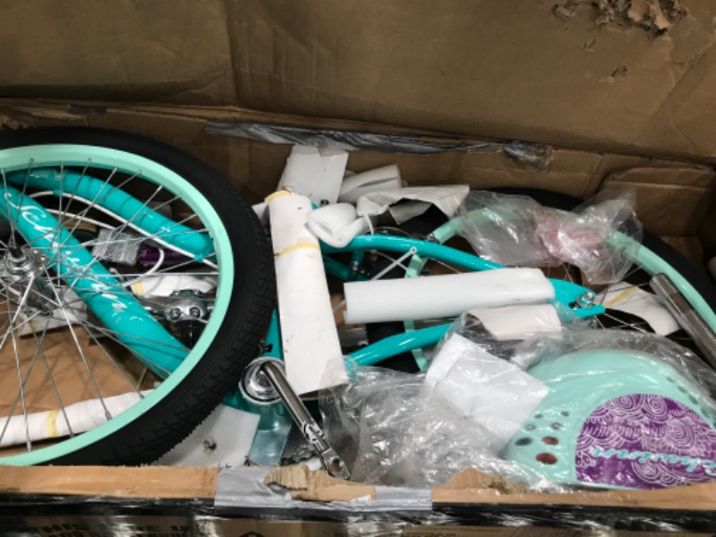 Photo 2 of ***MISSING COMPONENTS*** Schwinn Koen & Elm Big Kids Bike, 20-Inch Wheels, Kickstand Included, Basket or Number Plate, Ages 7-13 Years Old, Rider Height 48-60-Inches 20-Inch Wheels Teal