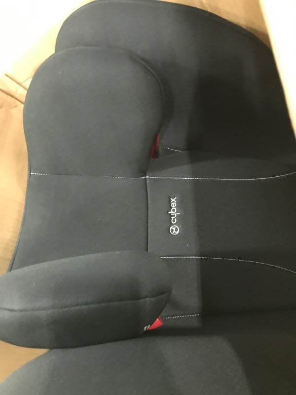 Photo 1 of CYBEX Solution B-Fix High Back Booster Seat, Lightweight Booster Seat, Secure Latch Installation, Linear Side Impact Protection, 12-Position Adjustable Headrest, for Kids 40-120 Lbs, Volcano Black Solution B-fix Volcano Black