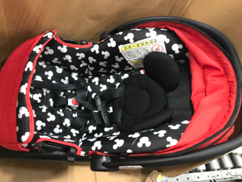 Photo 3 of Disney Light 'n Comfy Luxe Infant Car Seat, Mickey Silhouette
