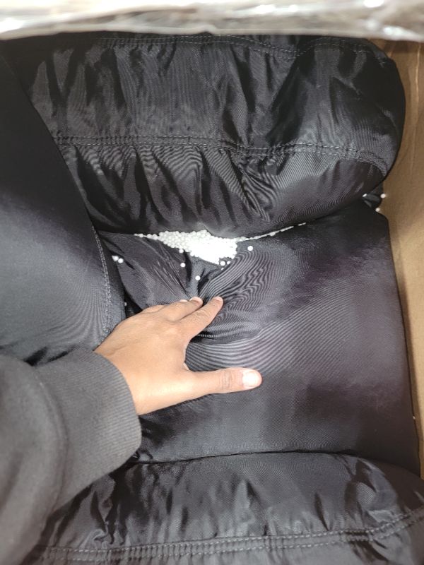 Photo 4 of ***damaged Big Joe Milano Beanbag Chair Stretch Limo Black Smartmax
