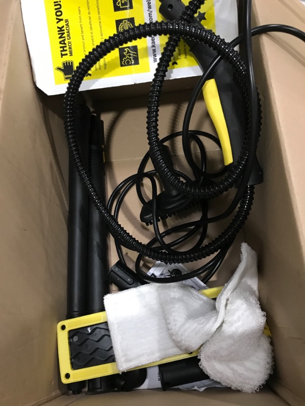 Photo 3 of Karcher SC 3 Portable Multi-Purpose Steam Cleaner with Hand & Floor Attachments for Grout, Tile, Hard Floors, Appliances & More – Chemical-Free, Rapid 40 Second Heat-Up, Continuous Steam Canister Steam Cleaner