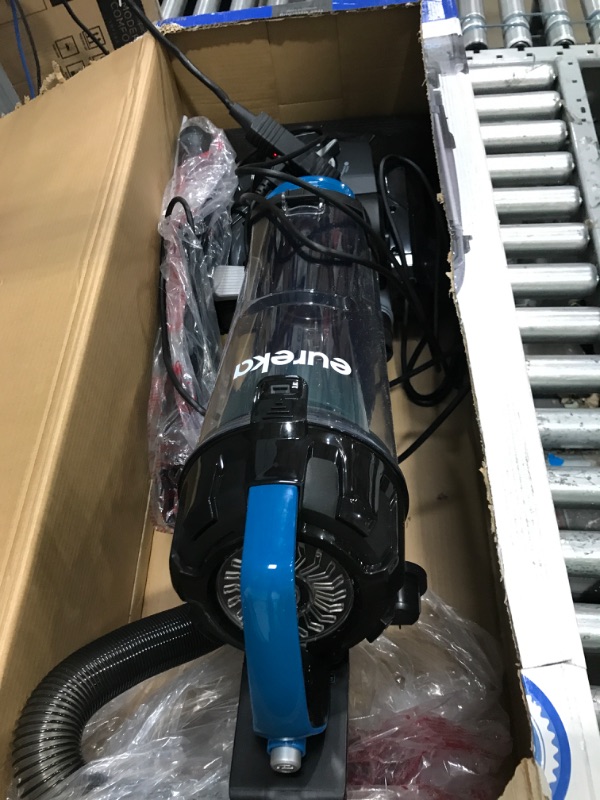 Photo 2 of Eureka PowerSpeed Bagless Lightweight Powerful Upright Vacuum Cleaner for Carpet and Hard Floor, Blue