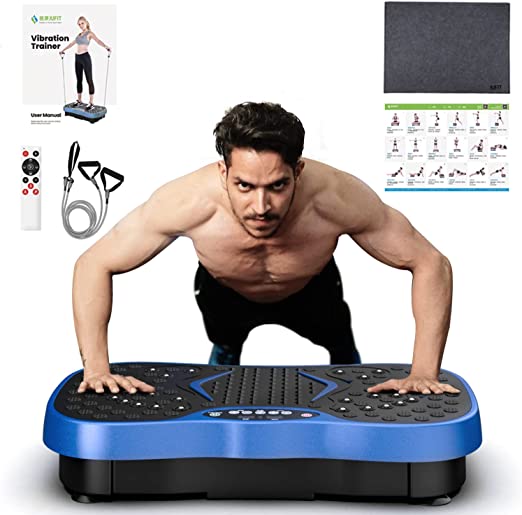 Photo 1 of JUFIT Fitness Vibration Plate Exercise Equipment Whole Body Shape Exercise Machine Vibration Platform Fit Massage Workout Trainer,Max User Weight 330lbs
