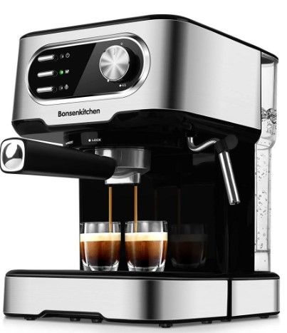 Photo 1 of *** PARTS ONLY*** Bonsenkitchen 15 Bar Espresso Coffee Machine With Foaming Wand Coffee Maker CM8008
