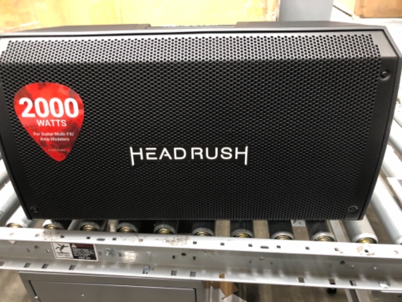 Photo 4 of HeadRush FRFR-112 | Active 2000-Watt Full-Range, Flat-Response 12-in/2-Way Cabinet for Guitar Multi FX and Amp Modelling Processors