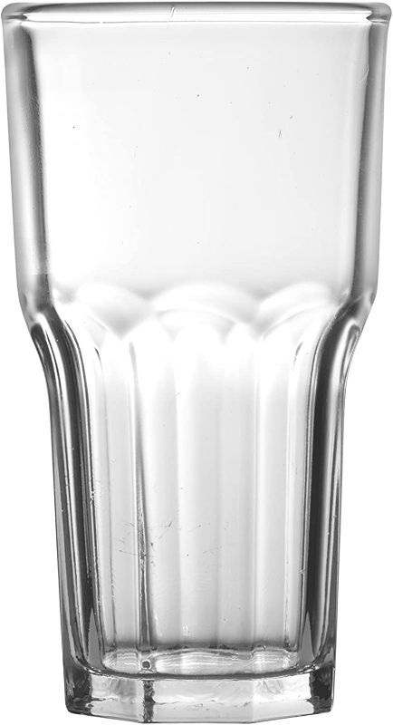 Photo 1 of Fortessa Basics Chez Bistro Everyday 12 Pack Set Glassware Kitchen and Barware Great for: Beer, Cocktails, Water, Juice, Iced Tea, Soft Drinks., Cooler Glass, 16 Ounce
