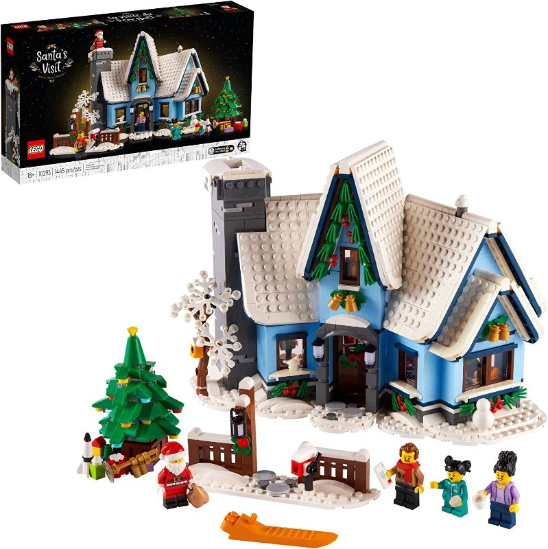 Photo 1 of LEGO Icons Santa’s Visit 10293 Building Set for Adults (1445 Pieces)
