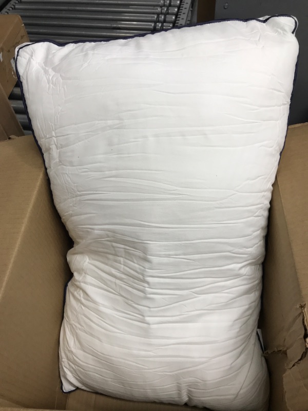 Photo 2 of BEDSURE Pillows Standard Size Set of 2 - Luxury Hotel Quality Down Alternative Bed Pillow for Side and Back Sleepers, Soft and Supportive Fluffy Gusseted Standard Pillows for Sleeping 2 Pack
