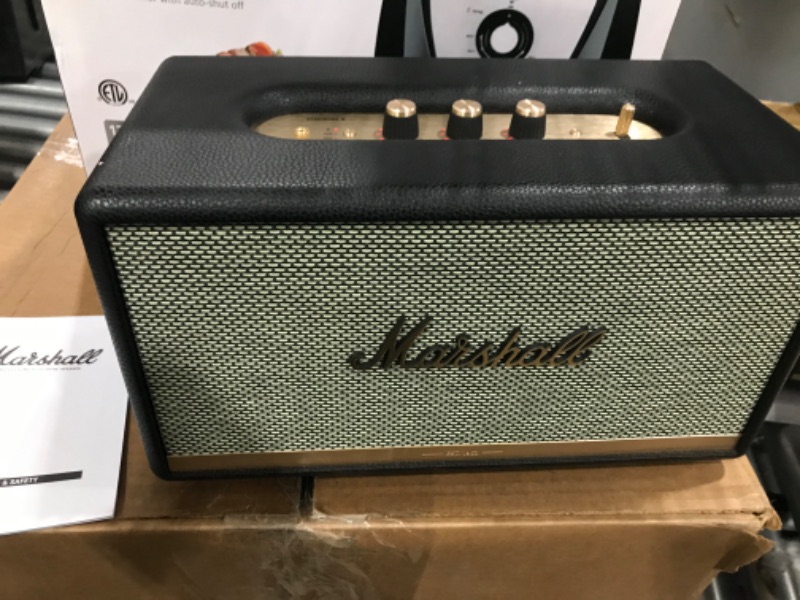 Photo 6 of Marshall Acton II Bluetooth Speaker - Black
