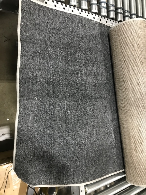 Photo 1 of 3'x10' Grey Runner Indoor/Outdoor Area Rug 