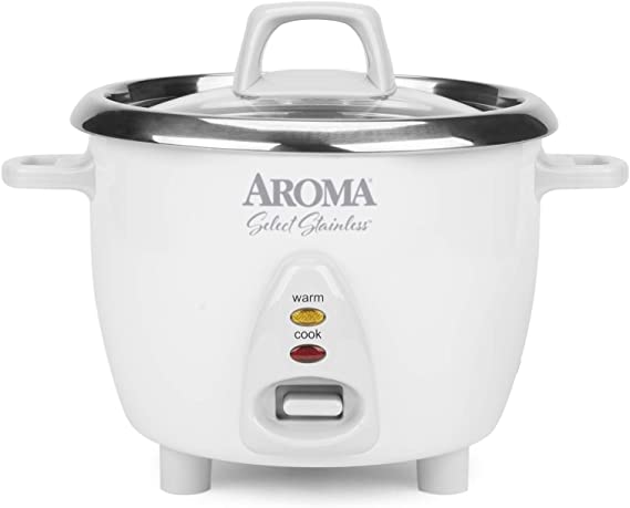 Photo 1 of ***SEE NOTE*** Aroma Housewares Select Stainless Rice Cooker & Warmer with Uncoated Inner Pot, 14-Cup(cooked) / 3Qt, ARC-757SG
