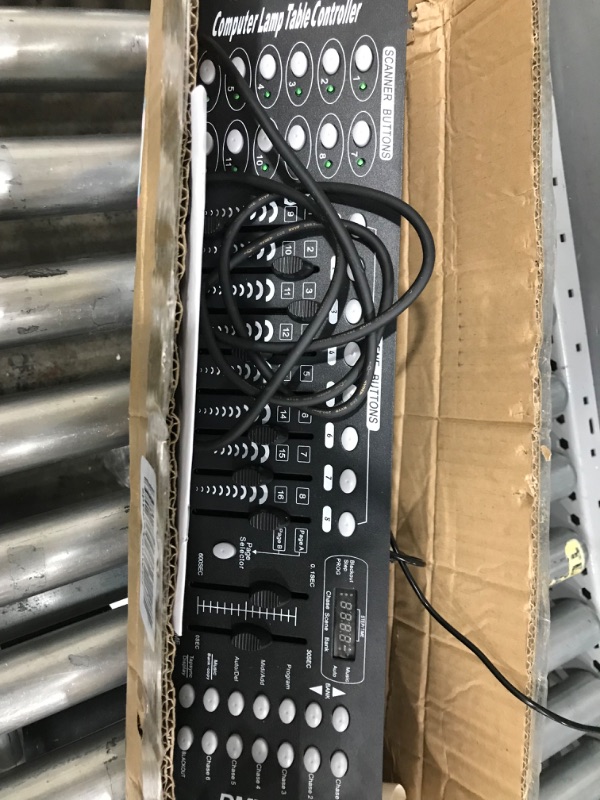 Photo 2 of parts only     TC-Home 192 Channels DMX512 Light Controller Console for Stage Light Party Moving Heads DJ Operator Equipment
