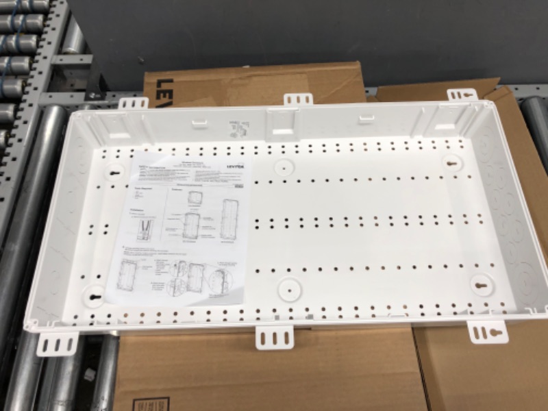 Photo 3 of Leviton 49605-28E 28" Wireless Structured Media Center, Enclosure, White 28 in Enclosure Only