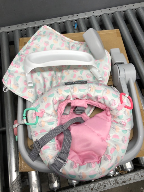 Photo 2 of Summer Learn-to-Sit Stages 3-Position Floor Seat, Sweet-and-Sour Pink – Sit Baby Up to See The World – Baby Activity Seat is Adjustable – Includes Toys and Tray