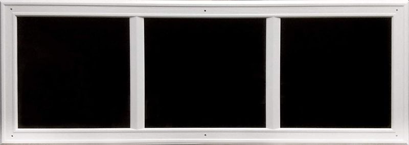 Photo 1 of Coach House Accents Heritage Décor Simulated Garage Door Window (2 Windows per kit) (White)
