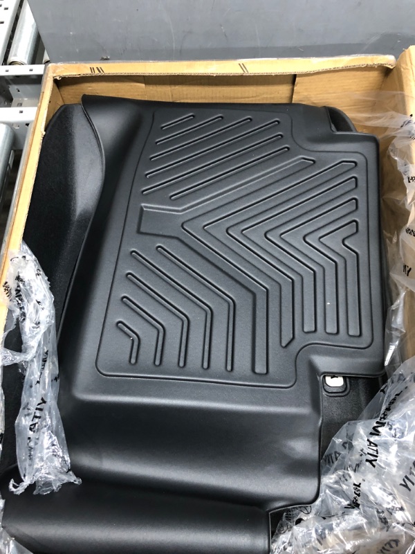 Photo 3 of YITAMOTOR Floor Mats Compatible with 2015-2022 Chevy Colorado Crew Cab/GMC Canyon Crew Cab, Custom Fit Floor Liners, 1st & 2nd Row All Weather Protection, Black