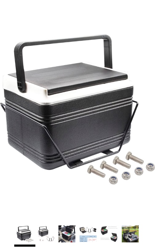 Photo 1 of Drive-up Golf Cart Cooler with Mounting Bracket Kit Fits Yamaha Star EZGO TXT and Club Car DS