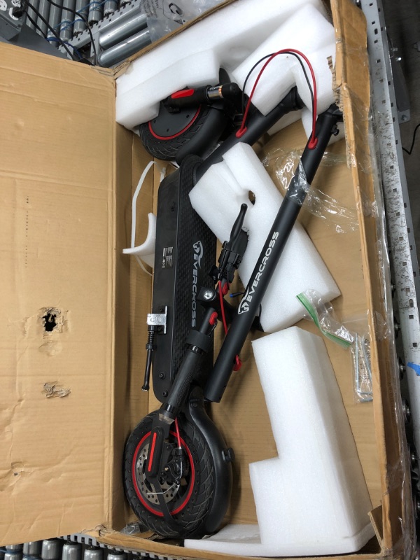 Photo 2 of EVERCROSS EV10K PRO App-Enabled Electric Scooter, Electric Scooter Adults with 500W Motor, Up to 19 MPH & 22 Miles E-Scooter, Lightweight Folding Electric Scooter for Adults with 10'' Honeycomb Tires