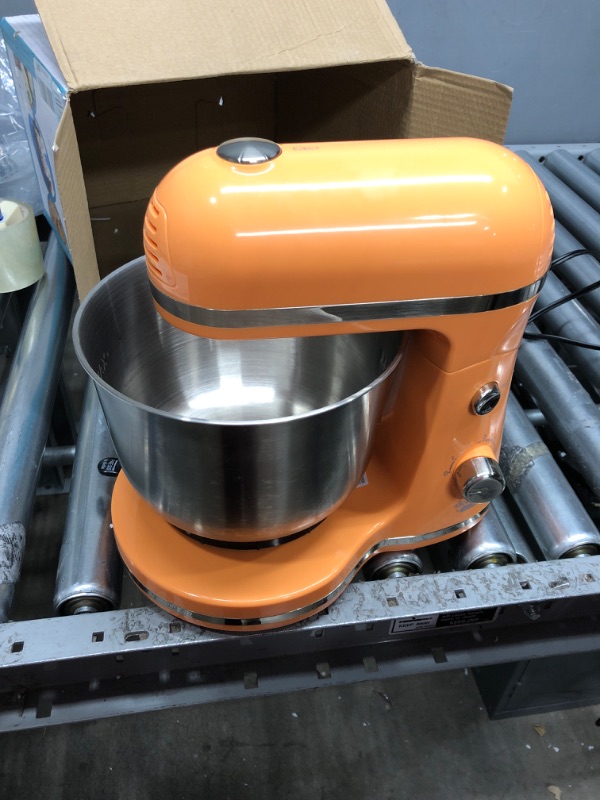 Photo 2 of Delish by DASH Compact Stand Mixer, 3.5 Quart with Beaters & Dough Hooks Included - Orange 3.5 Quart ORANGE