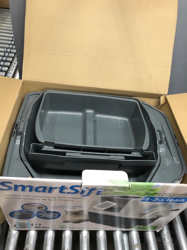 Photo 2 of CatIt SmartSift Litter Box White/Gray