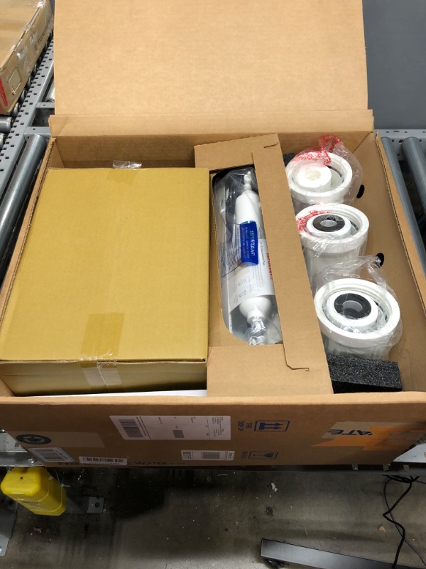 Photo 2 of APEC Water Systems ROES-50 Essence Series Top Tier 5-Stage Certified Ultra Safe Reverse Osmosis Drinking Water Filter System , White 50 GDP
