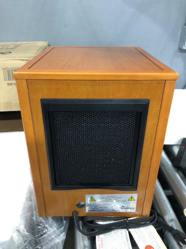 Photo 1 of Dr Infrared Heater Portable Space Heater, 1500-Watt Original Cherry