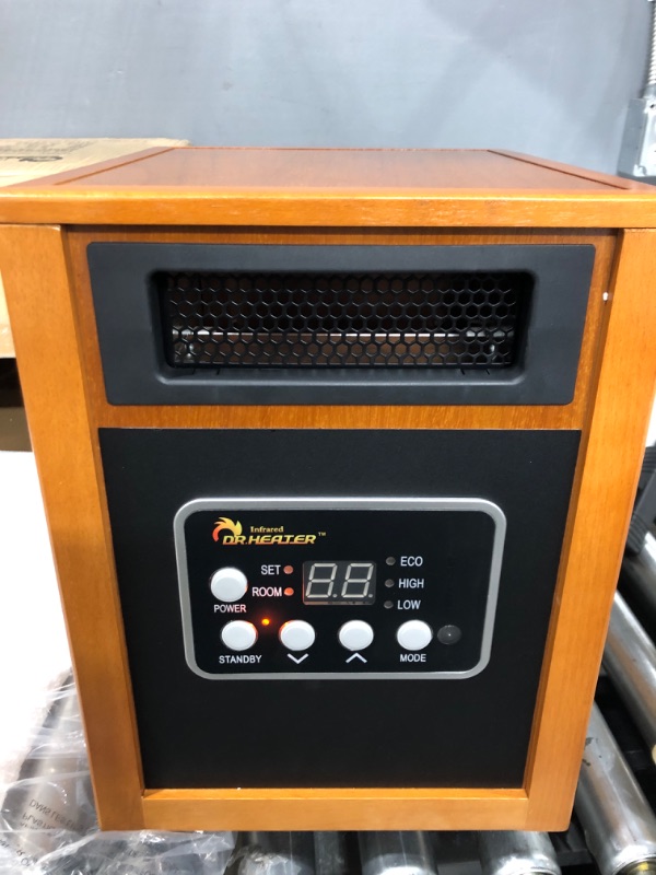 Photo 2 of Dr Infrared Heater Portable Space Heater, 1500-Watt Original Cherry