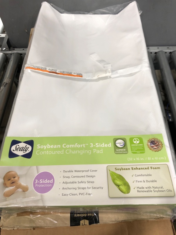 Photo 2 of Sealy Soybean Comfort 3 Sided Contoured Diaper Changing Pad