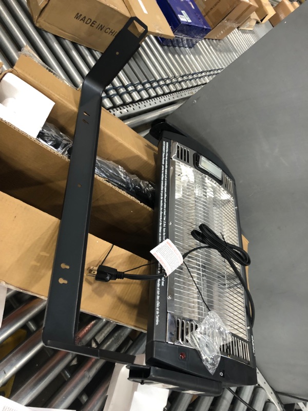 Photo 1 of 2 Packs -Electric Garage Heaters for Indoor Use, 1500W/750W Ceiling Mounted Radiant Heaters with Halogen Light, 90° Rotation, 5 Mode Settings, Space Heater for Garage, Shop, Large Room and Patio